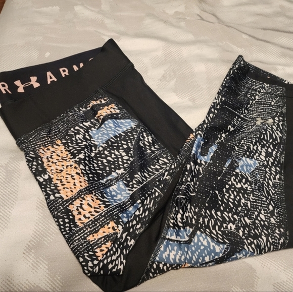 Under Armour No Slip Heatgear Workout Capri Fitness Pants. XL. Like New‎ - Picture 4 of 13